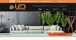 Desktop Screenshot of ledlampadas.com