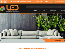 Tablet Screenshot of ledlampadas.com